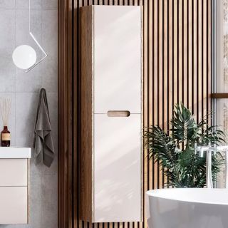 Шкаф Акватон Оливия бежевый/дуб веллингтон 1A254603OLVG0